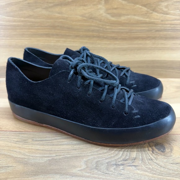 FEIT Womens Classic Low Top 10 EU 40 Handsewn Lace Up Shoes Black - Picture 1 of 10